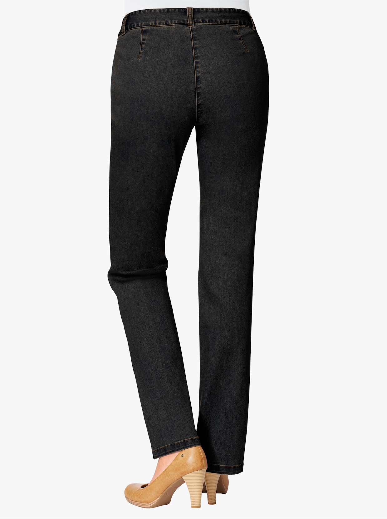Stretch-Jeans - black-denim