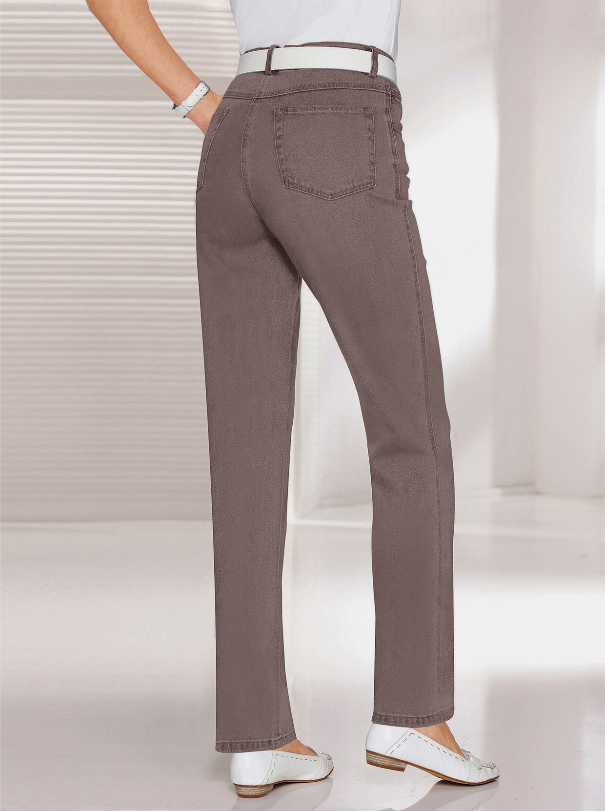 5-Pocket-Jeans - taupe