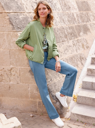 Jacke in Blousonform - schilf