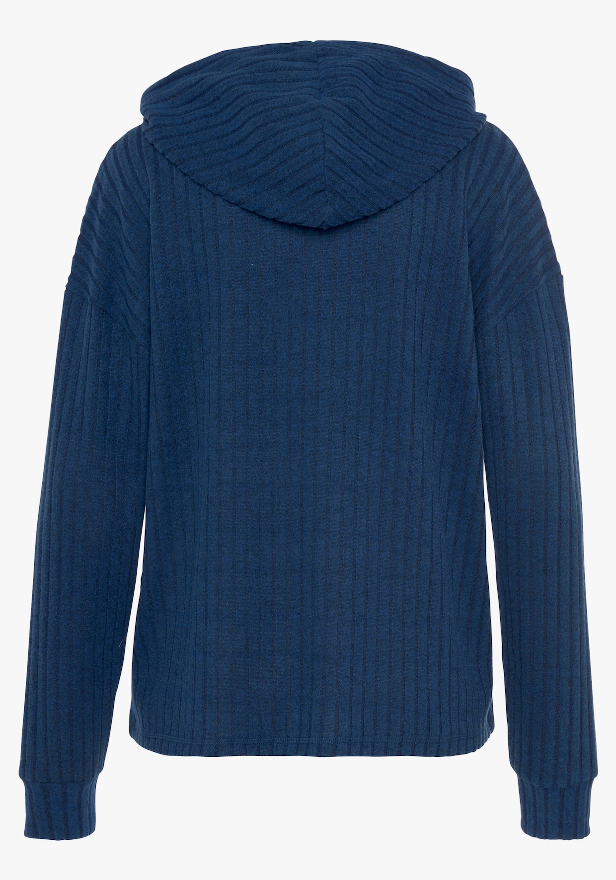 LASCANA Hoodie - blau-meliert