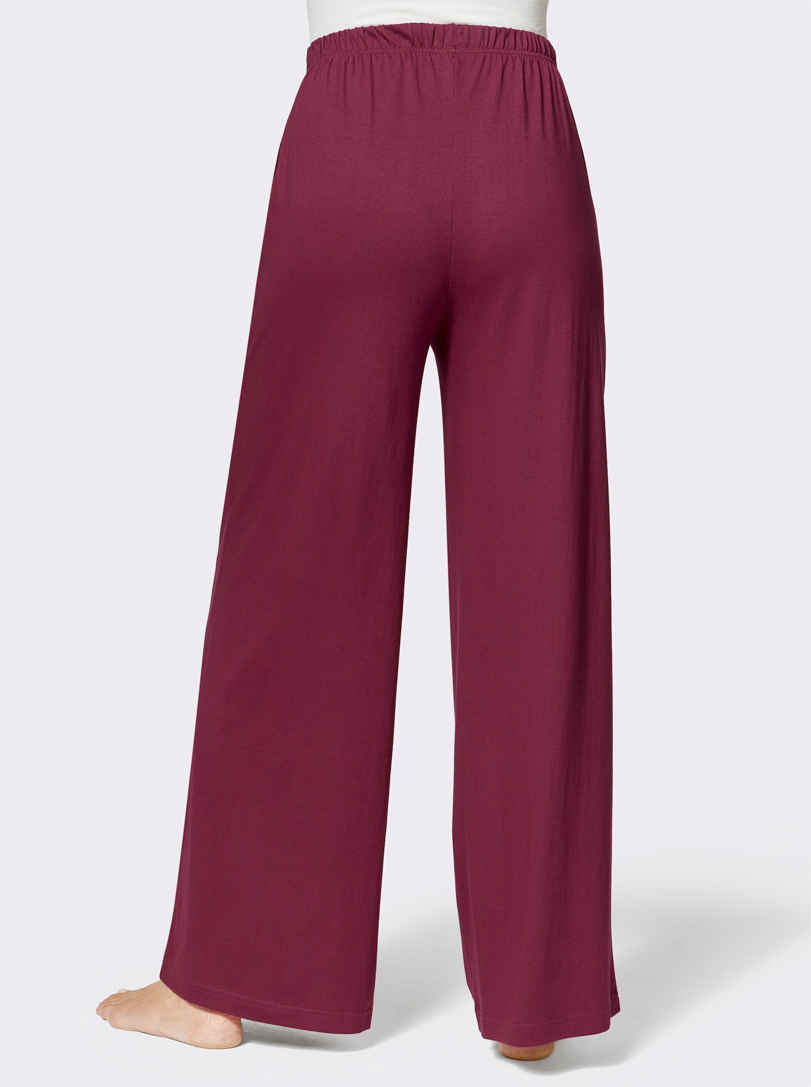 feel good Pantalons - marine + bordeaux