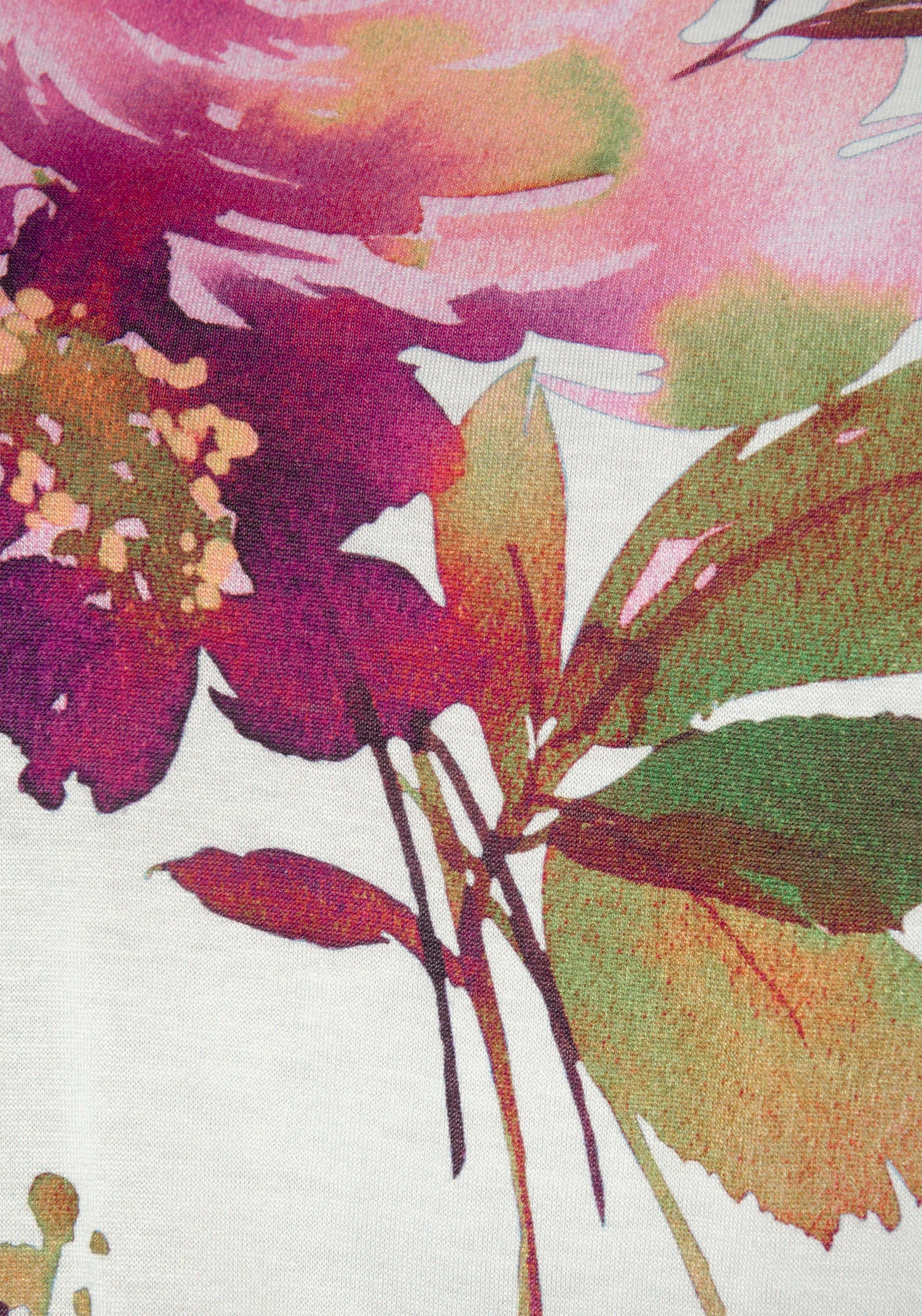 Beachtime Midikleid - weiß bedruckt