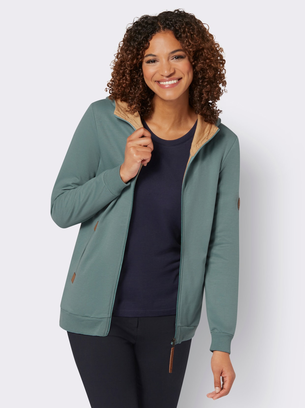 Sweatjacke - jade