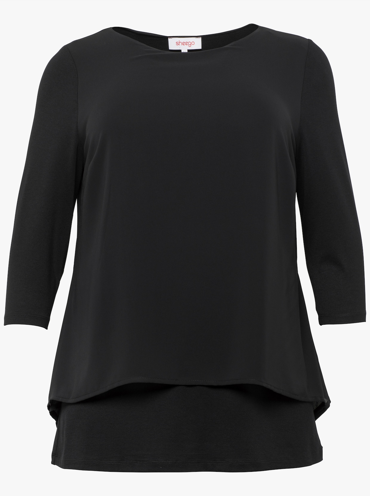 sheego Blouseshirt - zwart