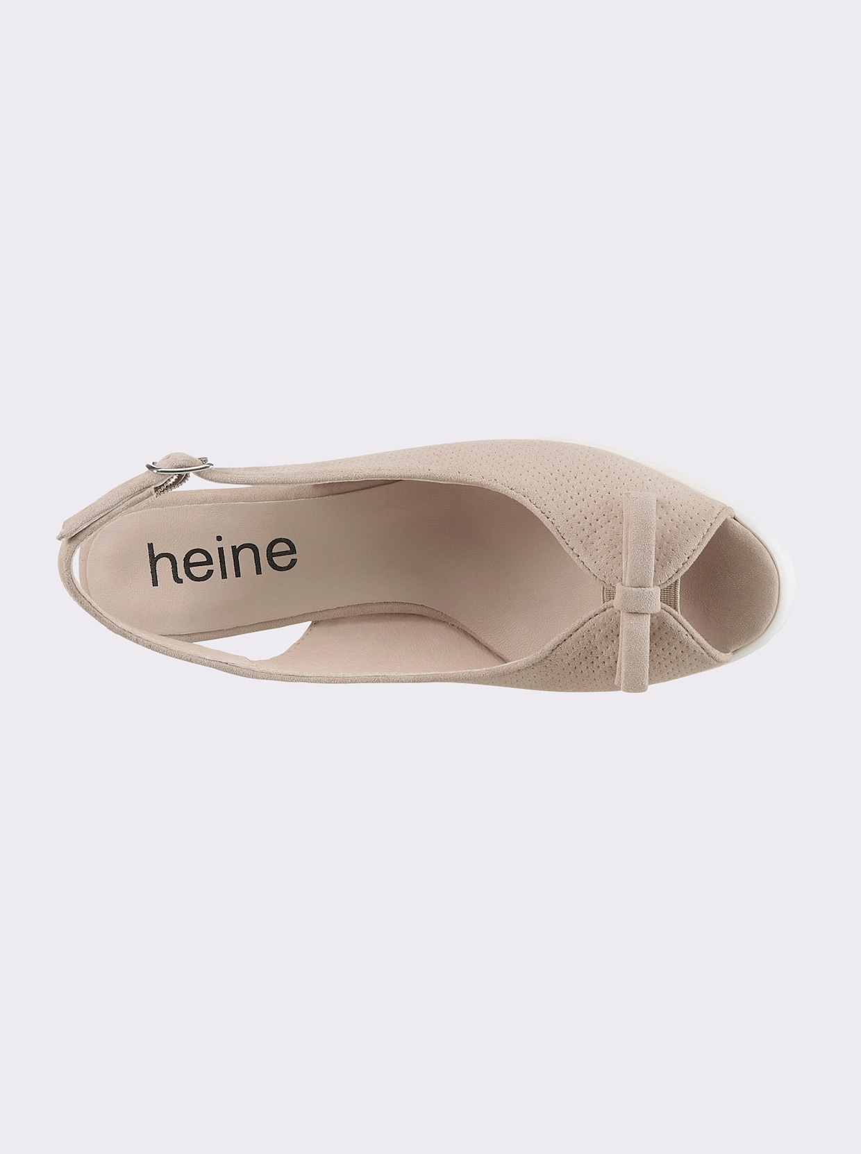 heine Keilsandalette - beige
