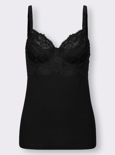 Nina von C. Chemise soutien-gorge - noir