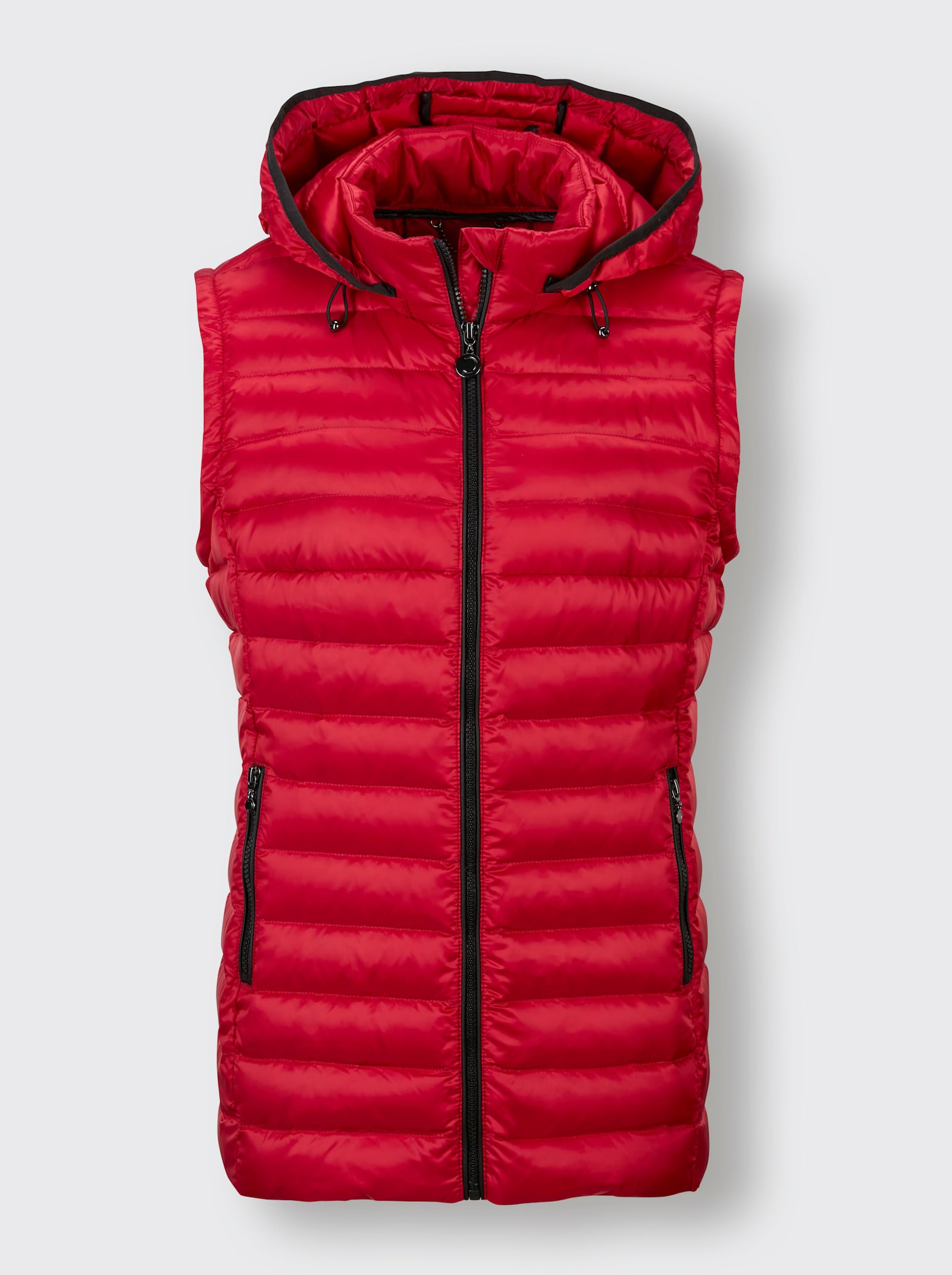 CREATION L PREMIUM Daunenjacke als Jacke und Weste tragbar - rot