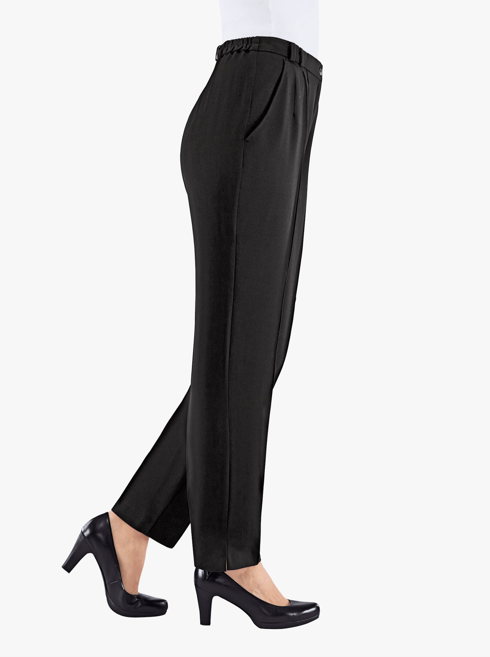 Come on Hose mit seitlichem Dehnbund - schwarz