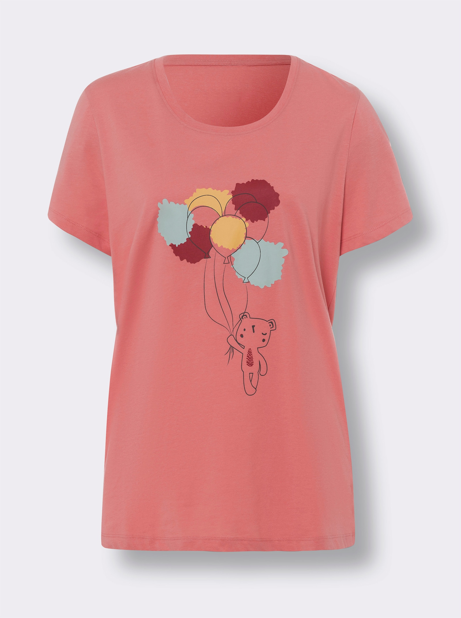 Krátke pyžamo, čistá bavlna - Plamen.-antracit.