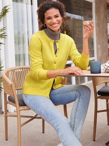 Strickjacke - limone