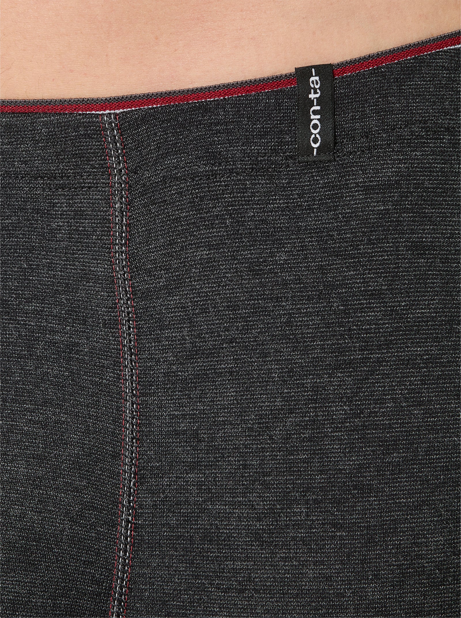 3/4 Unterhose - anthrazit-geringelt