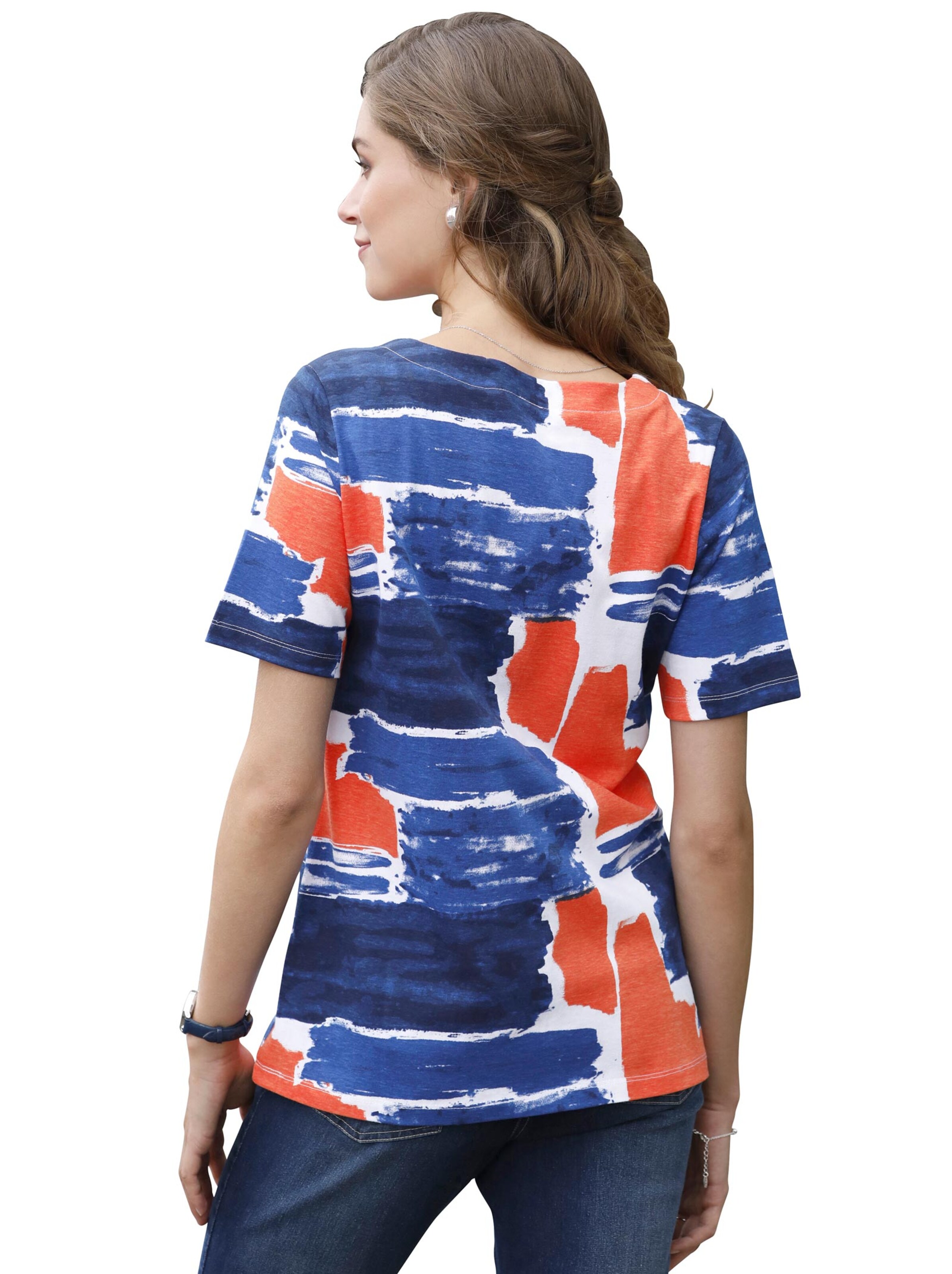 Shirt - nachtblau-bedruckt