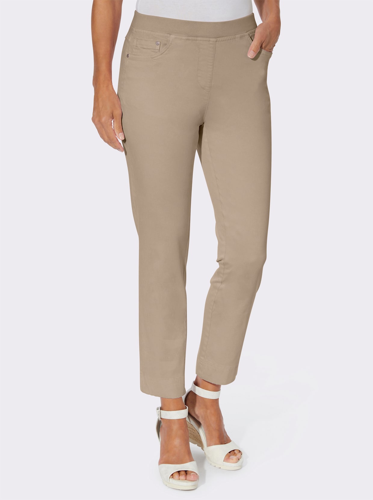 7/8-broek - beige