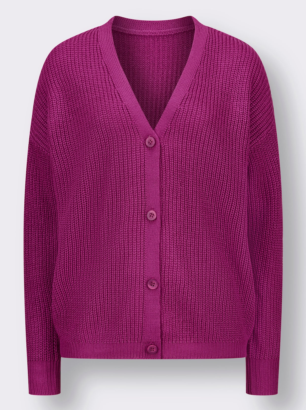 Strickjacke - magenta