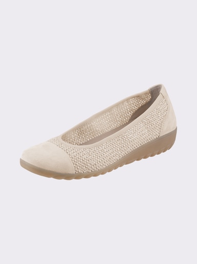 Caprice Ballerina mit Schrittdämpfung, von Caprice - créme