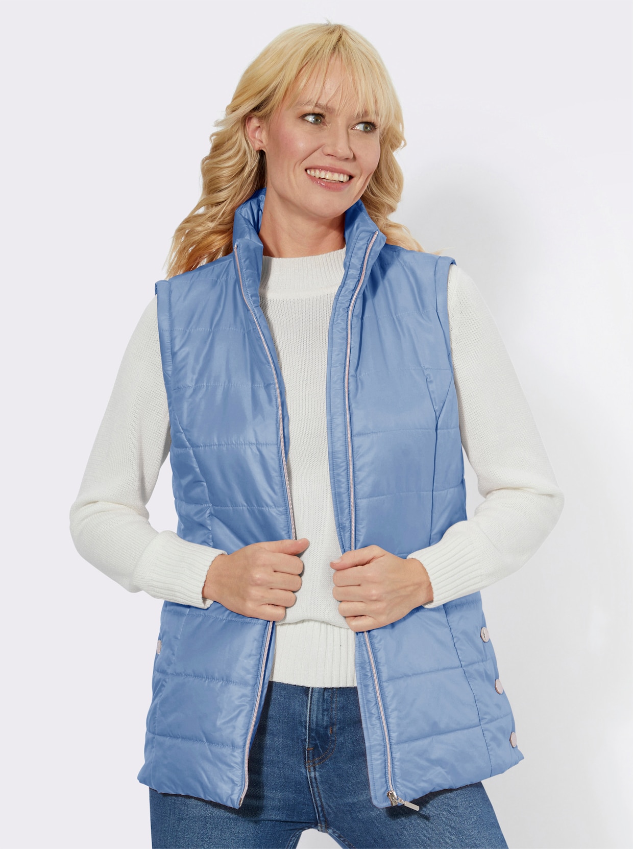 2-in-1-Jacke - eisblau