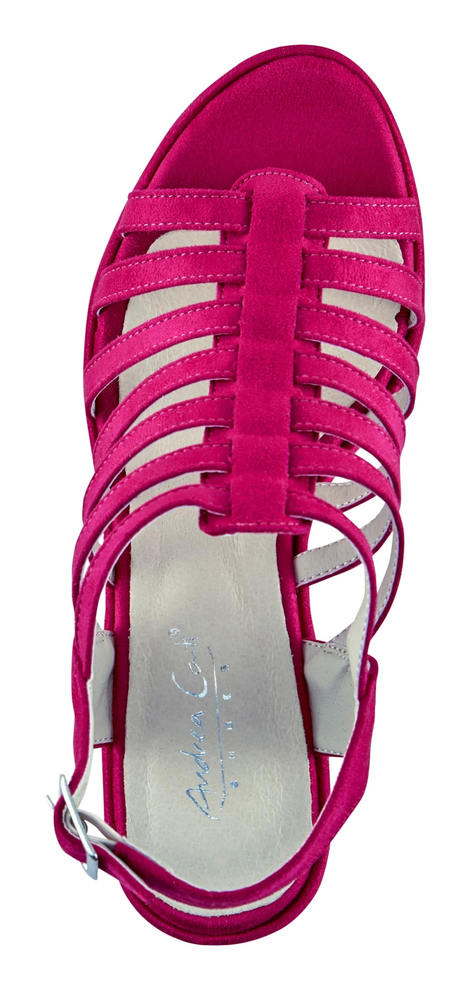 Schuhe Sandaletten Andrea Conti Sandalette in pink 
