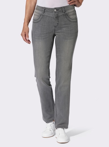  Gerade Jeans mit dezenter Waschung - stone-grey-denim