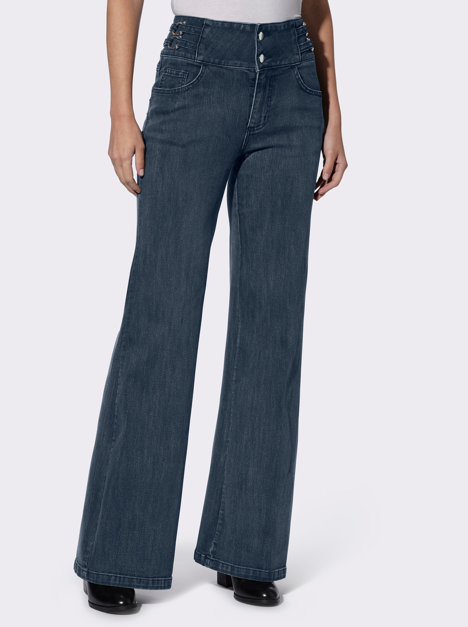 heine Jean bootcut - bleu foncé