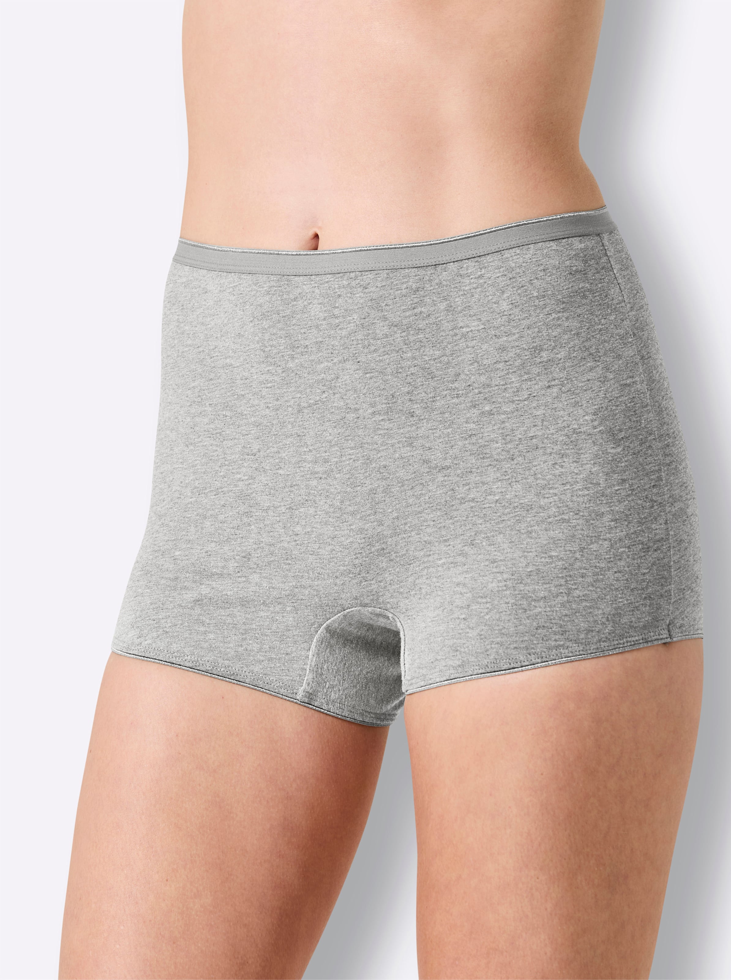 Panty 2x grijs gemêleerd + 2x antraciet gemêleerd, foto 3