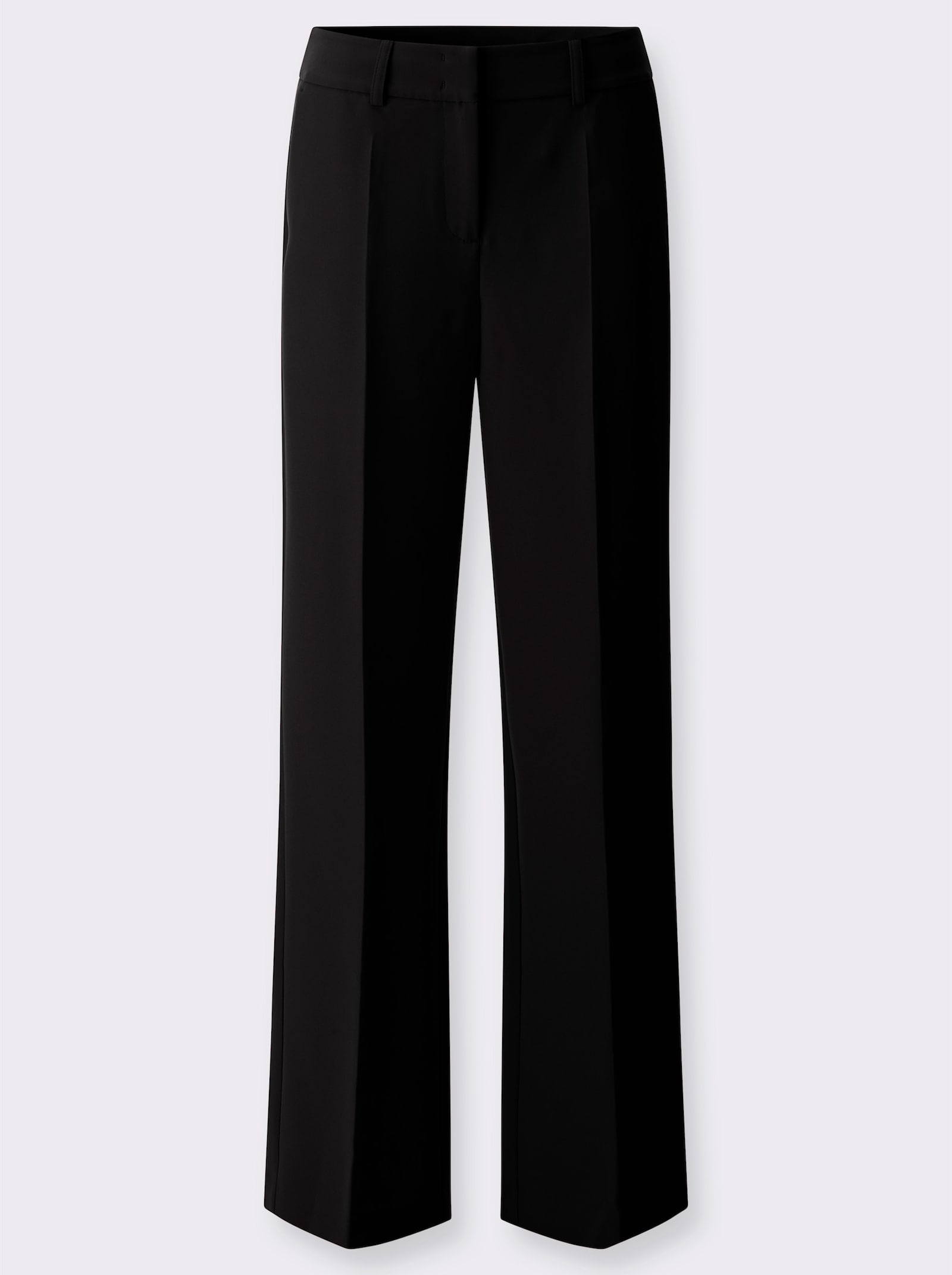 heine Marlene-Hose mit breitem Bund - schwarz