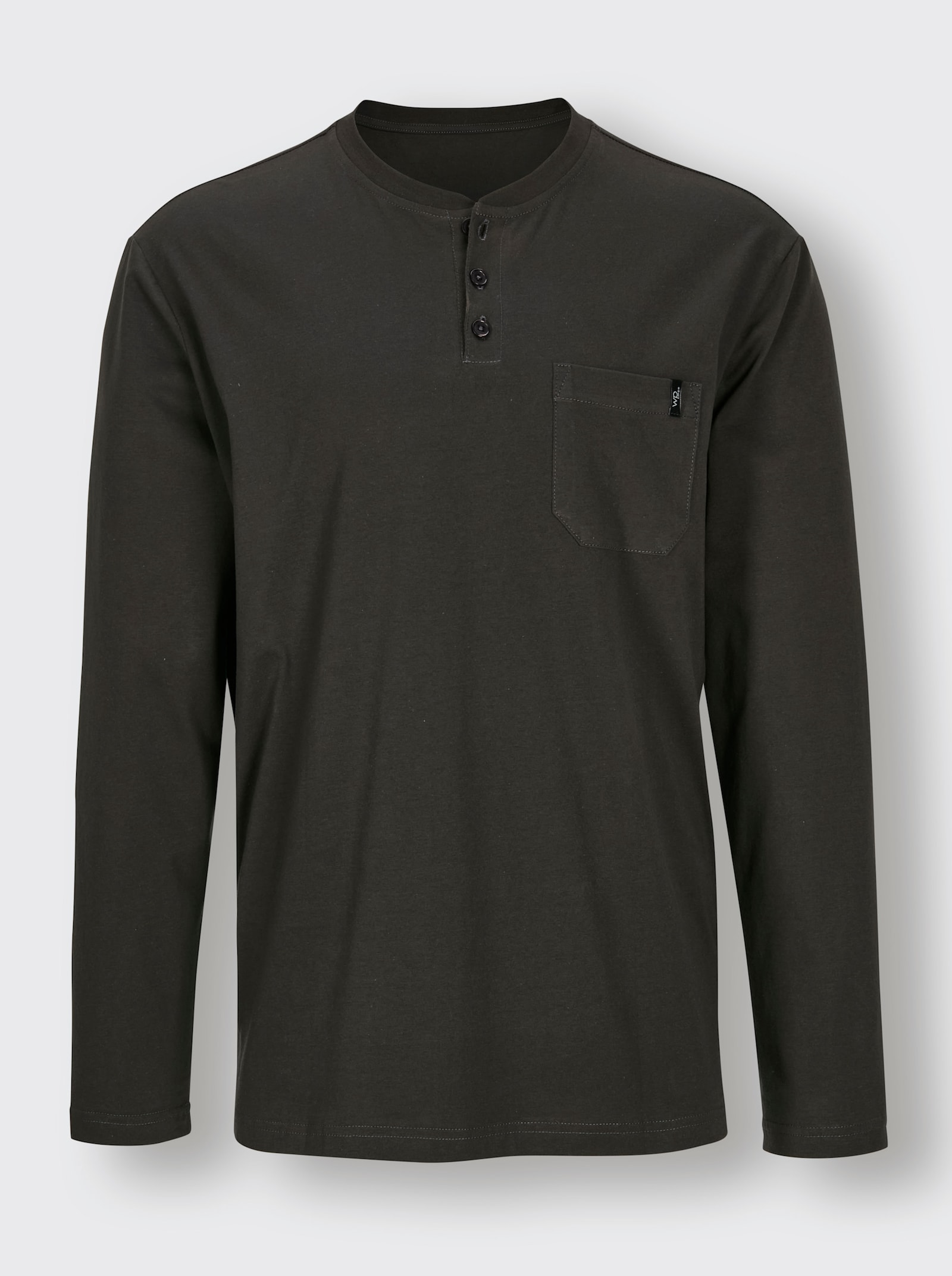 wäschepur men Pyjama - grafiet/donkerrood geruit