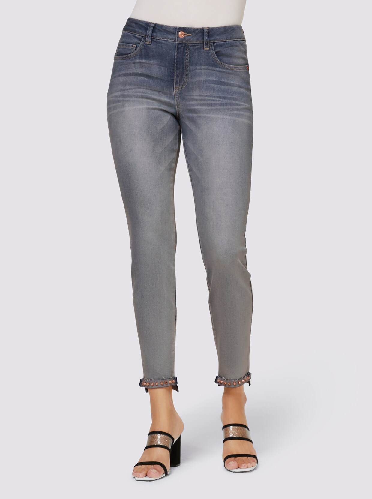 heine Push-up-Jeans - blue-bleached