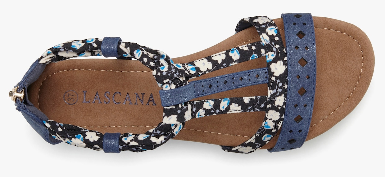 LASCANA Sandalen - blauw