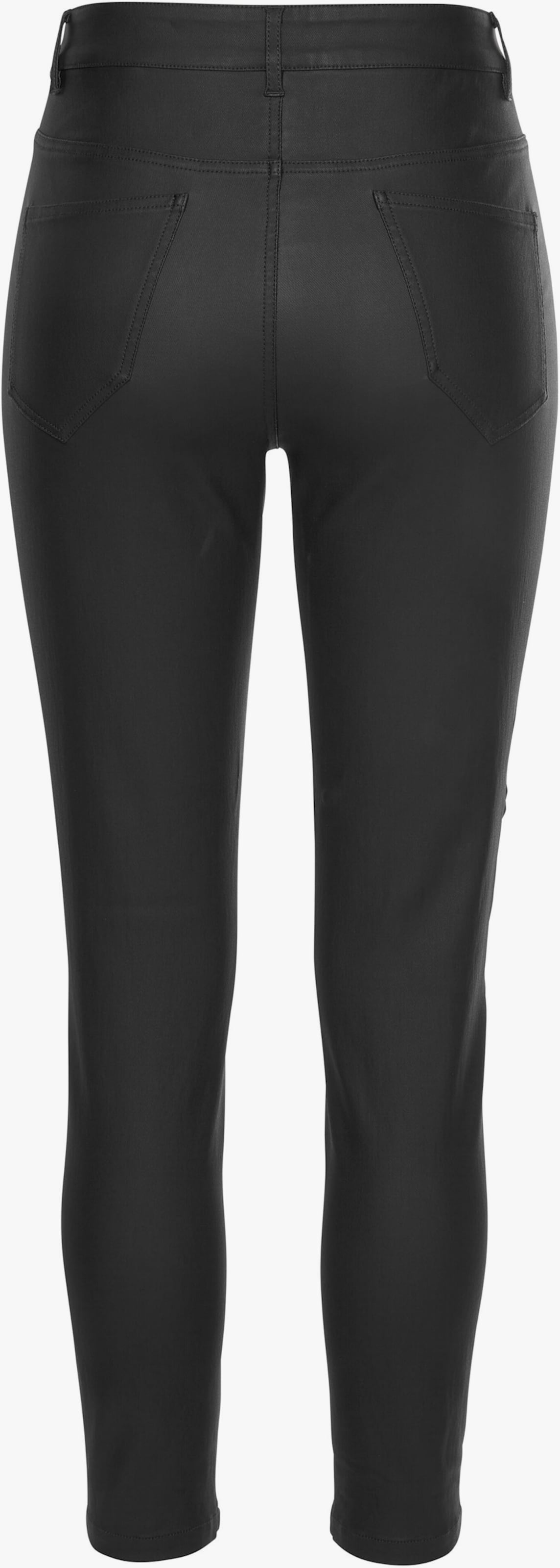 LASCANA Pantalon en imitation cuir - noir