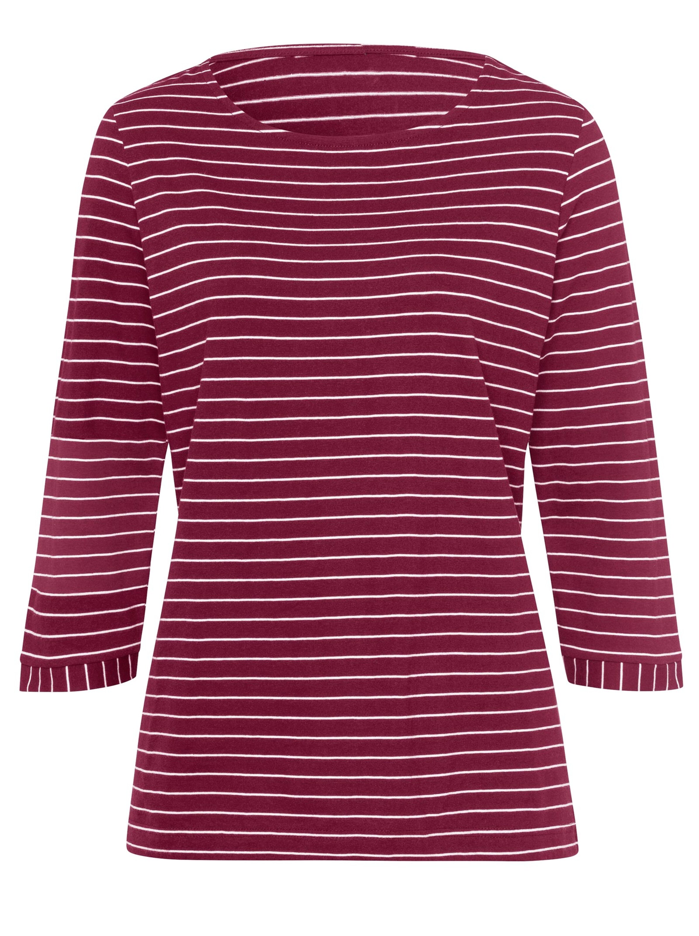 Shirt - beere-geringelt