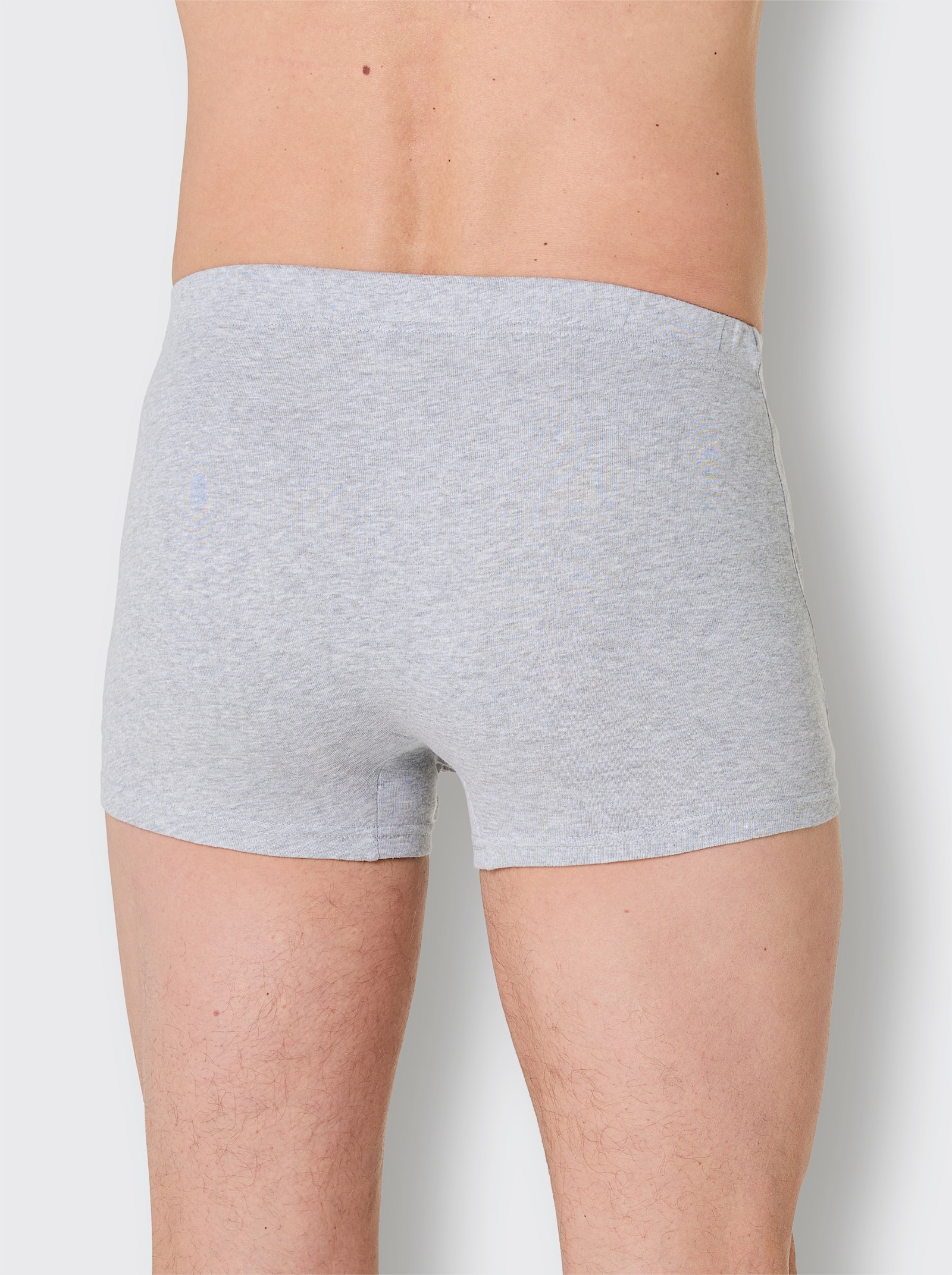 wäschepur men Pants - grau-meliert-aquapetrol