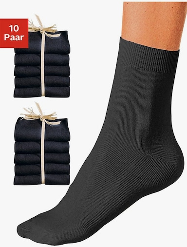 Go in chaussettes basiques - 10x noir