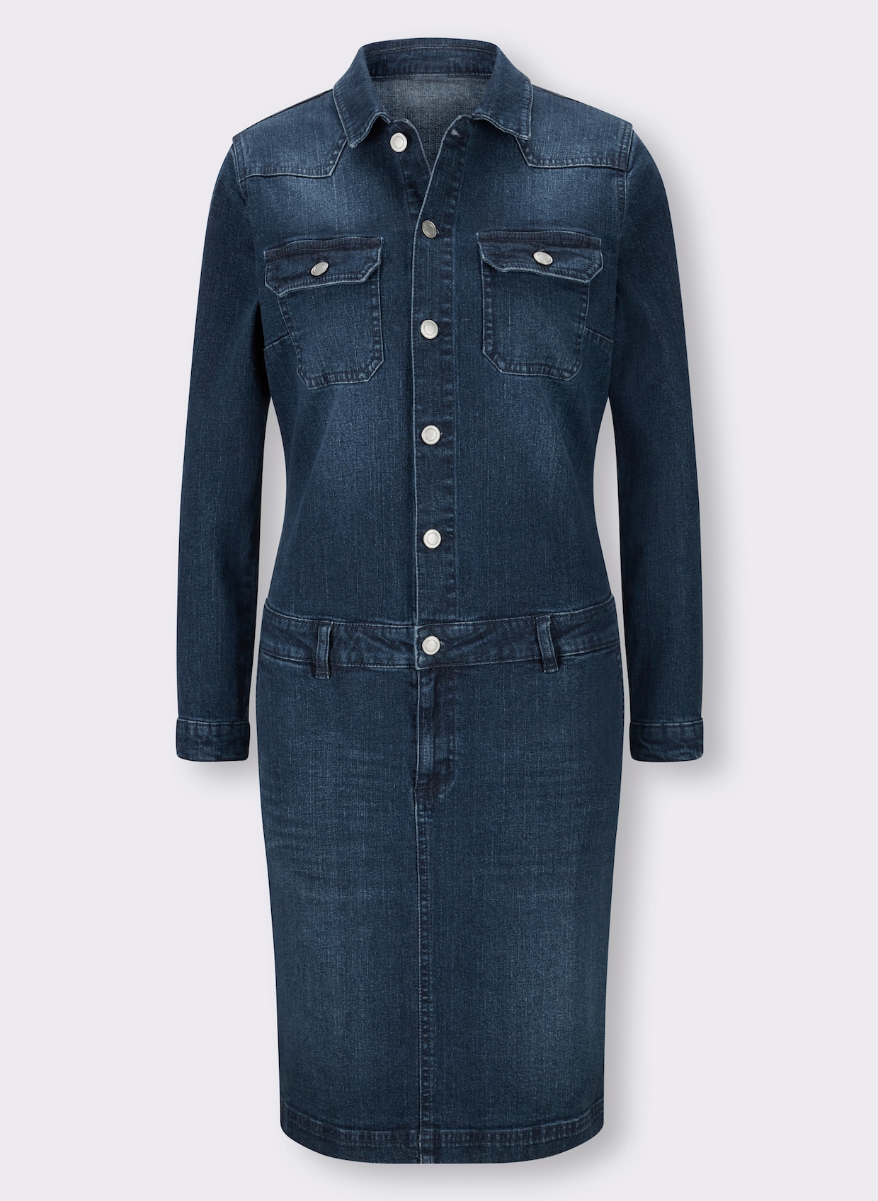 heine Robe en jean - bleu usé