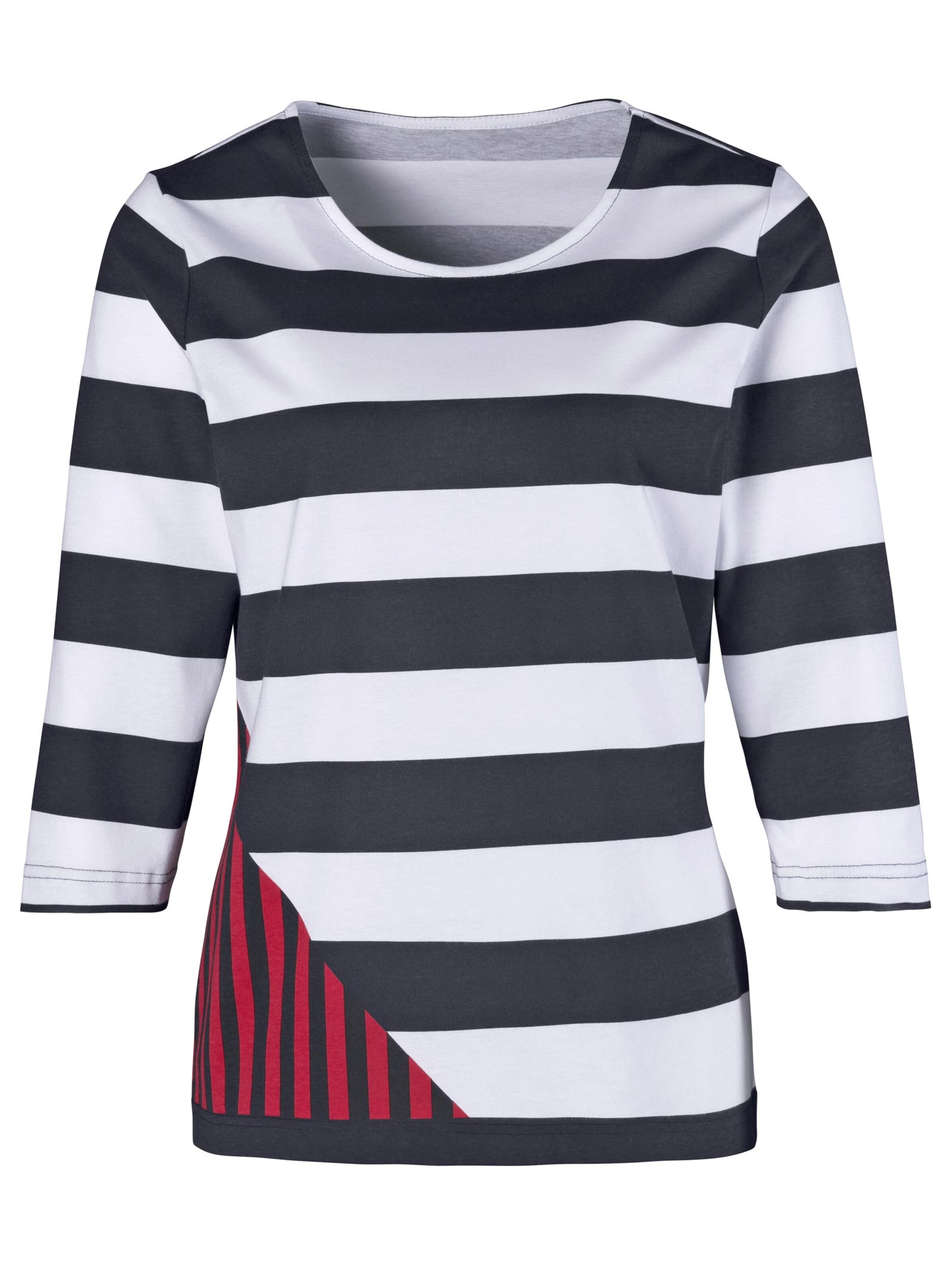 Shirt - marine-geringelt