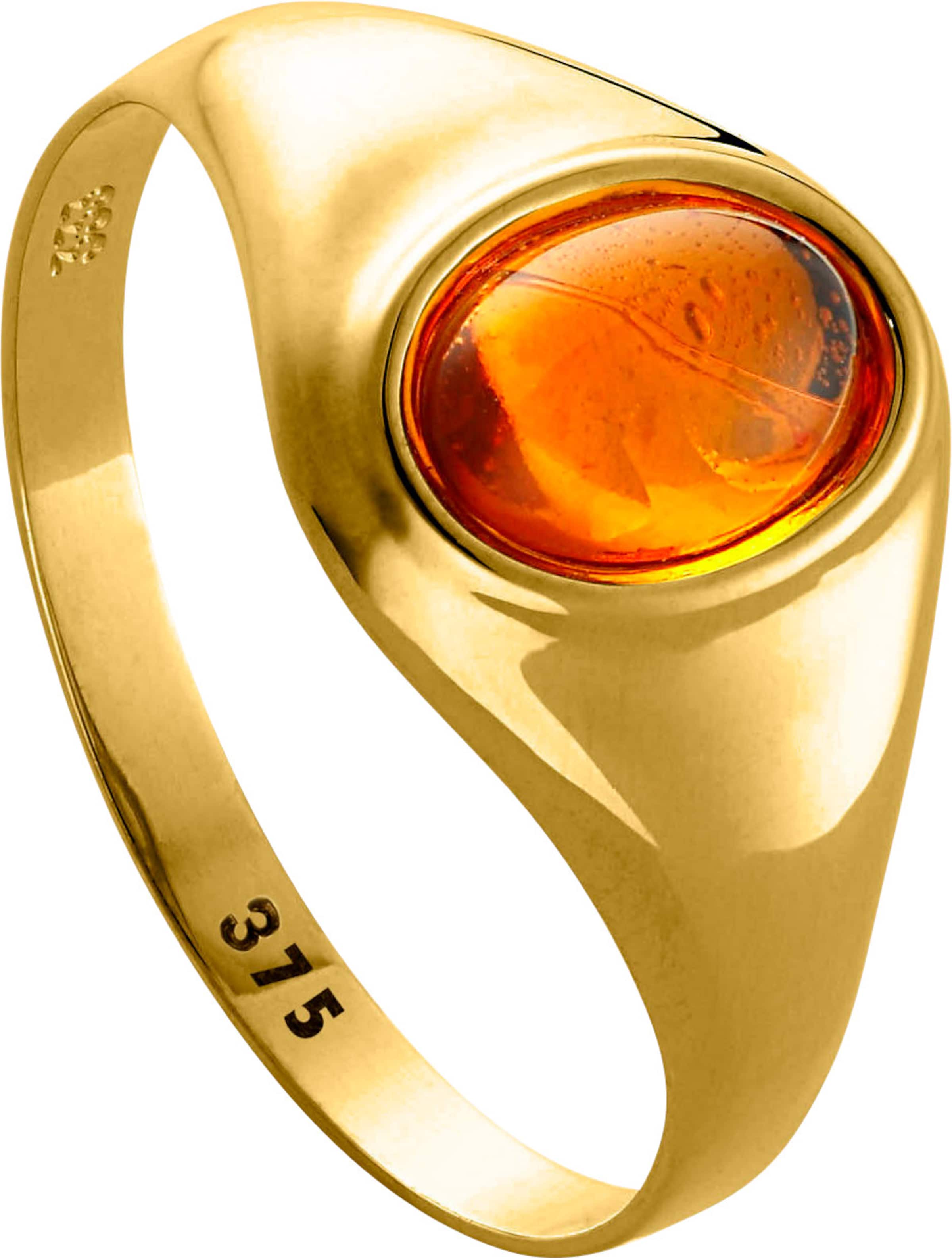 Gold Ring günstig Kaufen-Ring in Gelbgold 375 von heine. Ring in Gelbgold 375 von heine <![CDATA[Aus 375er Gelbgold: zeitlos schöner Ring mit ovalem Bernstein (ca. 7x5 mm).]]>. 