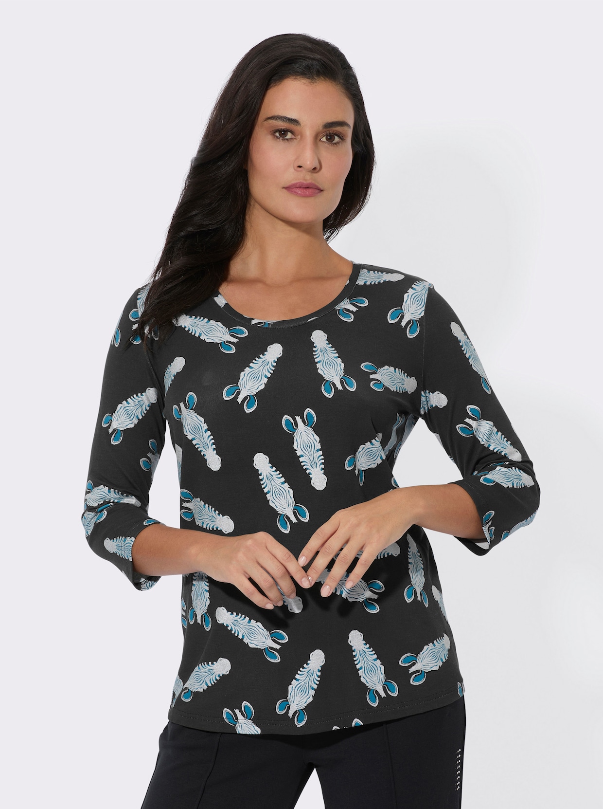 feel good shirt - zwart