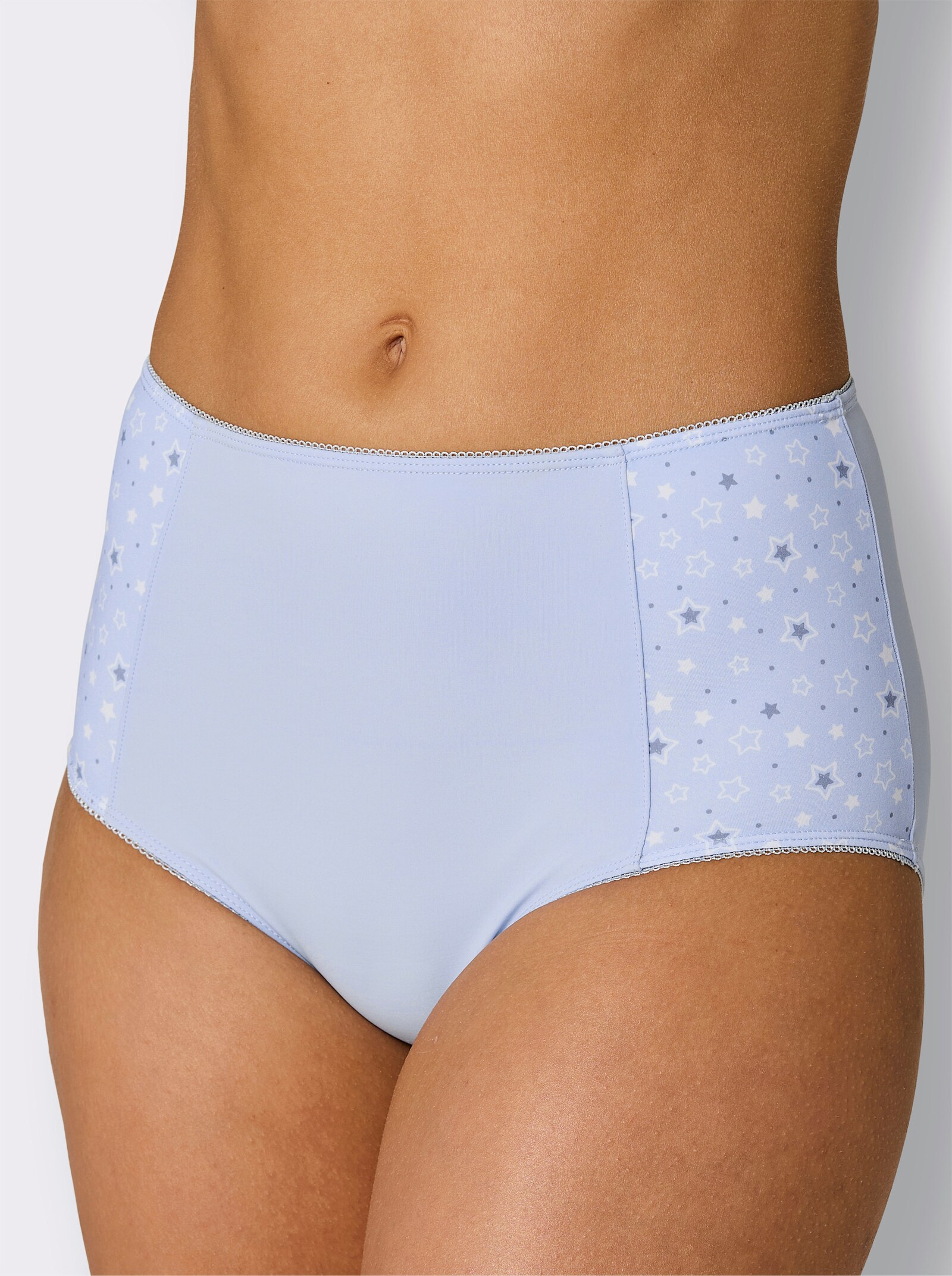 wäschepur Taillenslip - hellblau-weiß