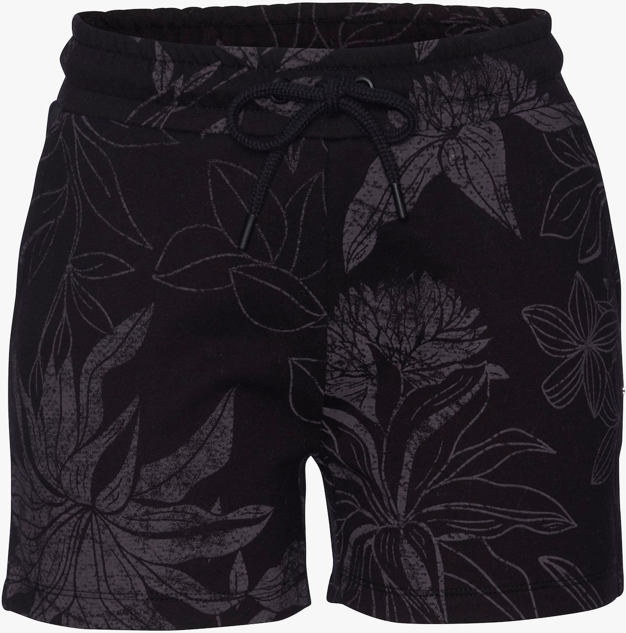 LASCANA Relaxshorts - schwarz-allover-gemustert