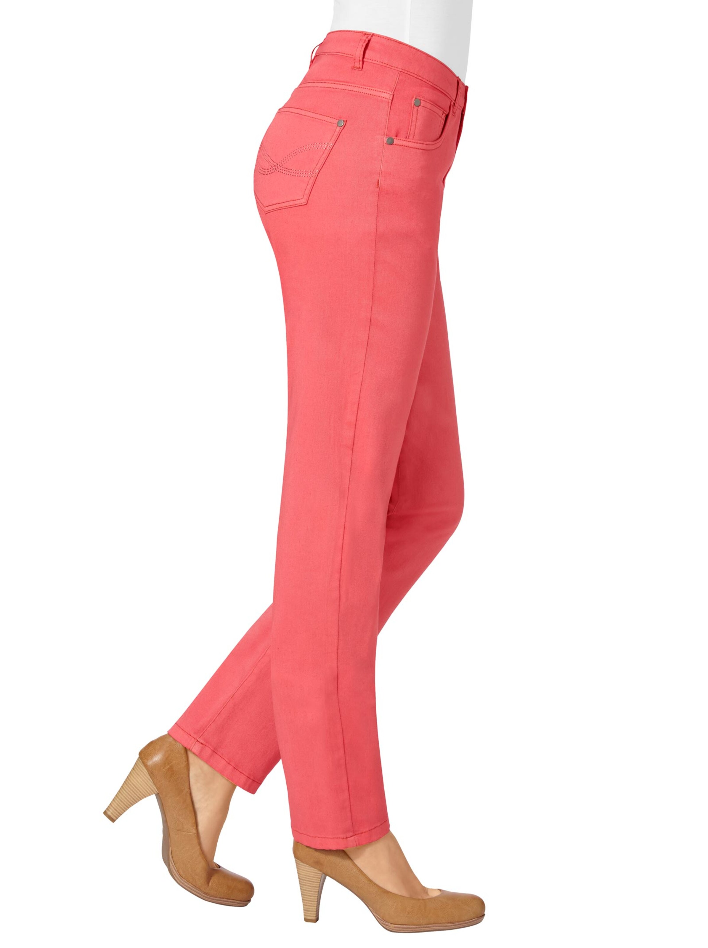 Jeans - korallenrot