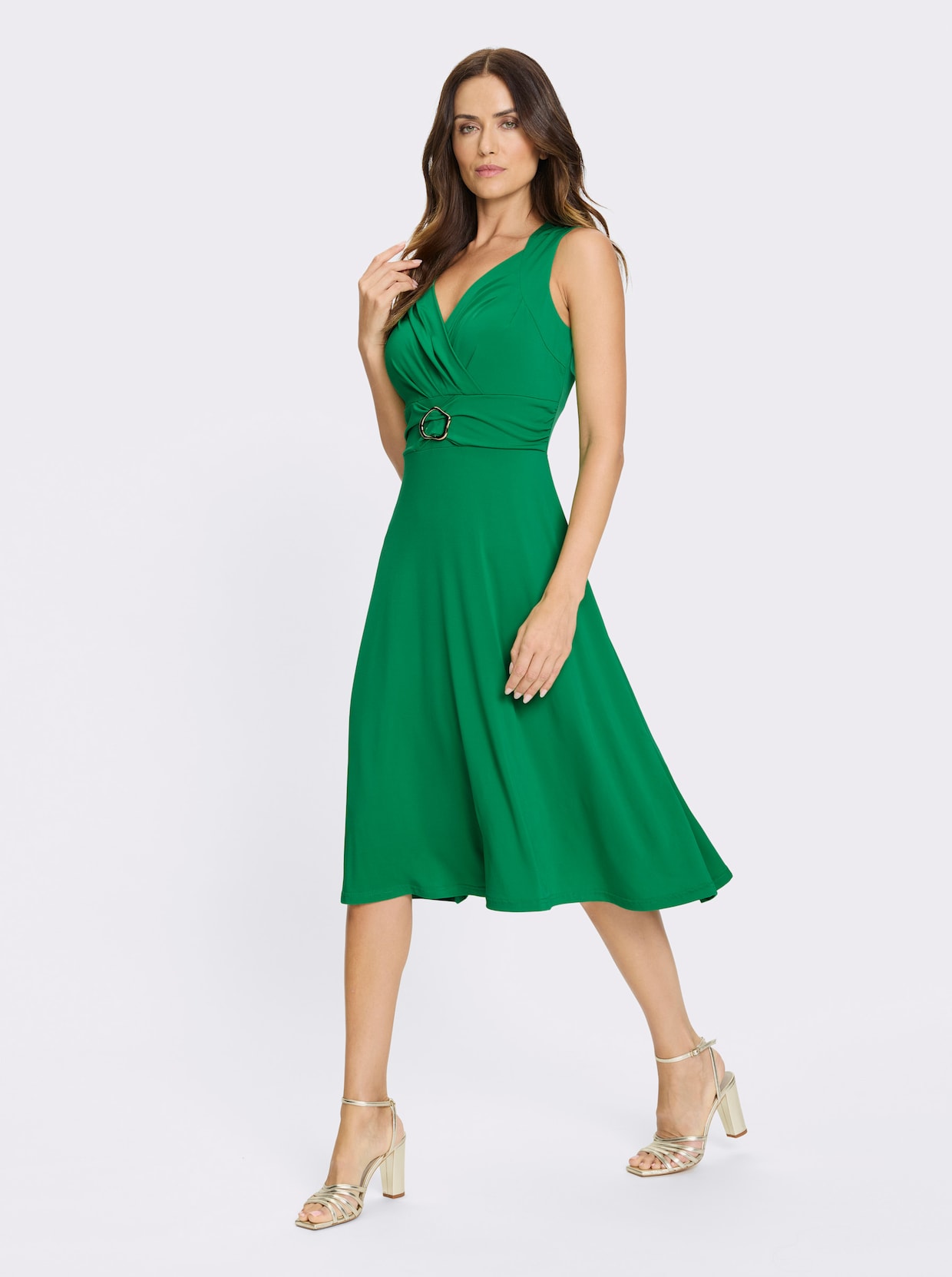heine Jerseykleid - grasgrün