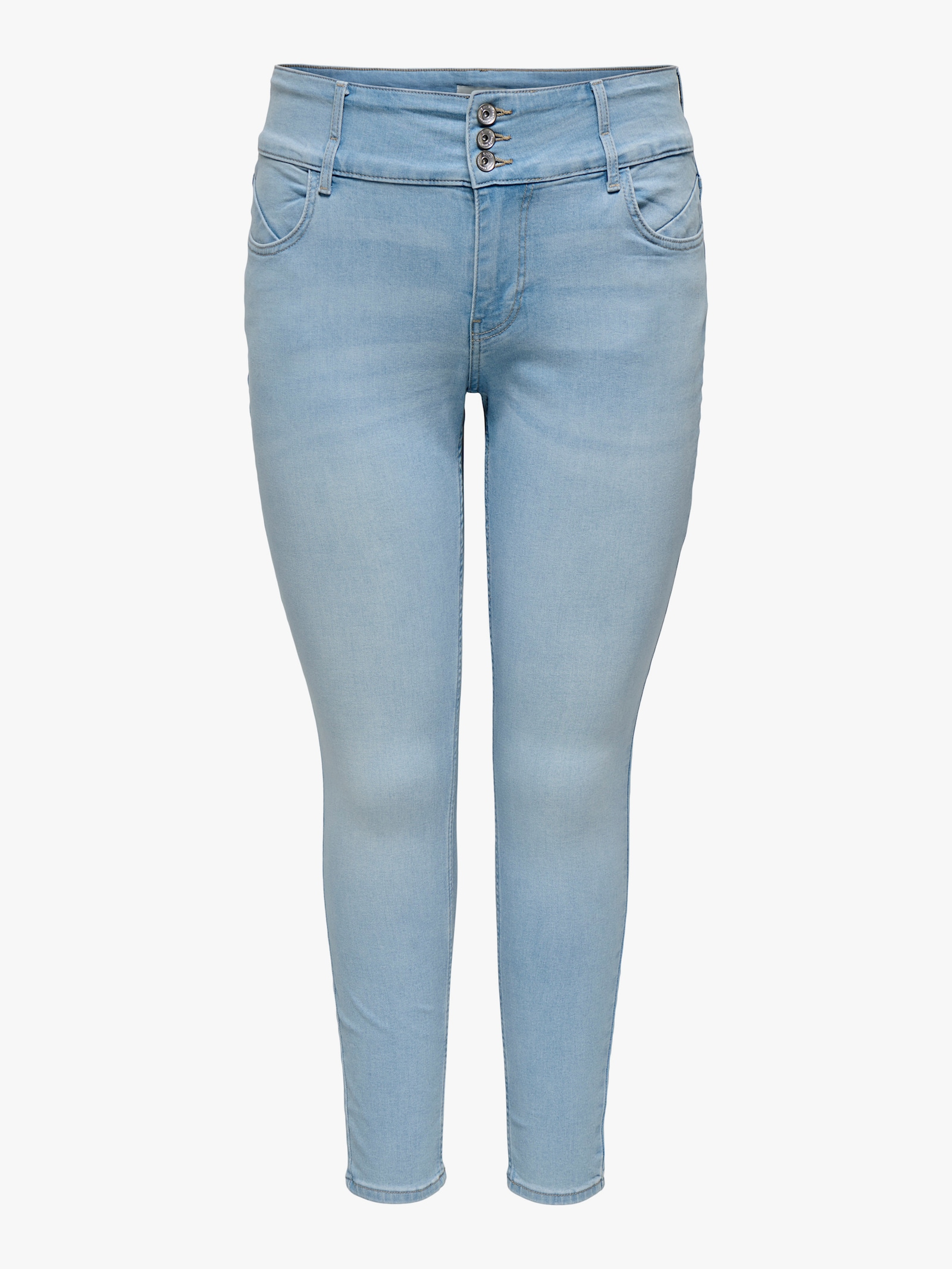 ONLY CARMAKOMA High-waist-Jeans - light blue denim