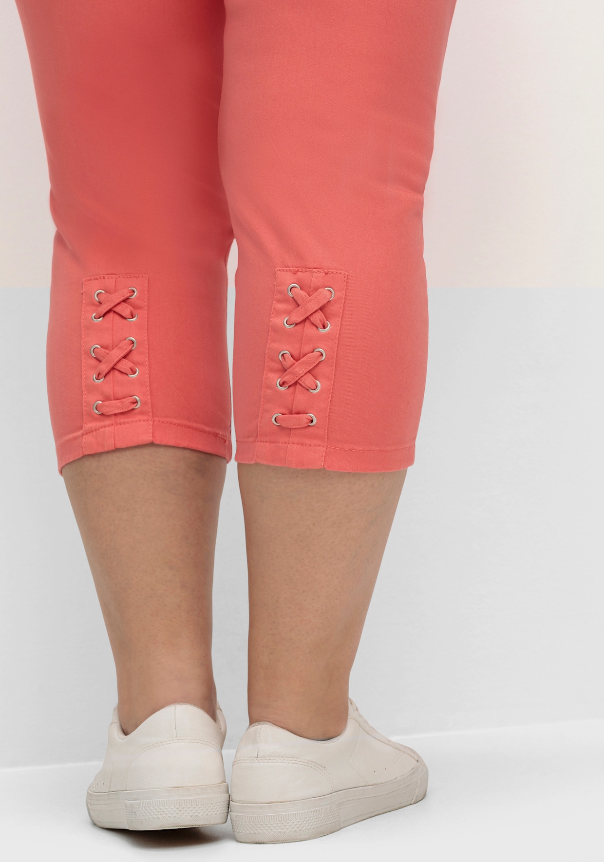 3/4-Jeans - koralle