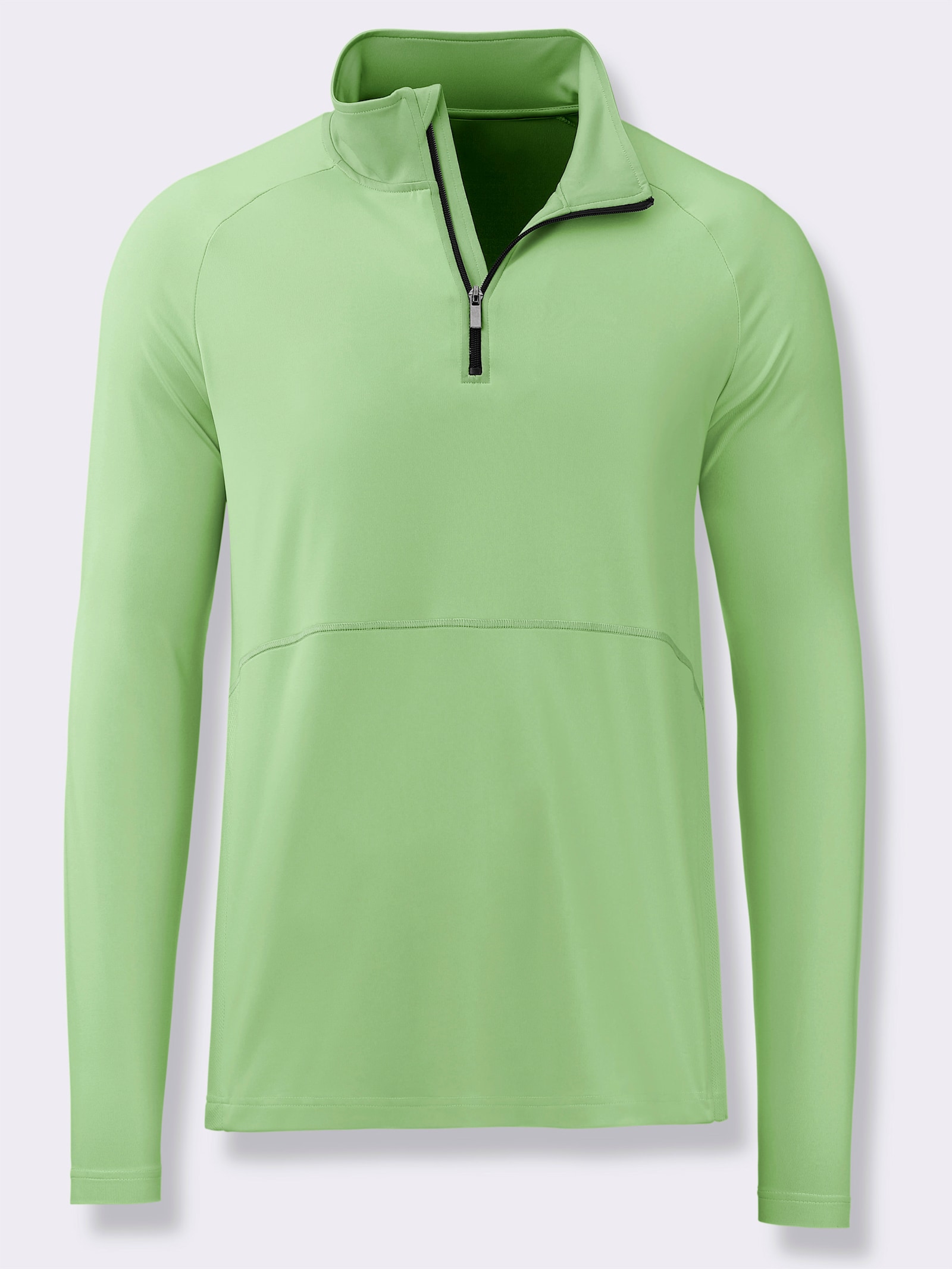 Catamaran Sports Funktionsshirt mit Reißverschluss - reseda
