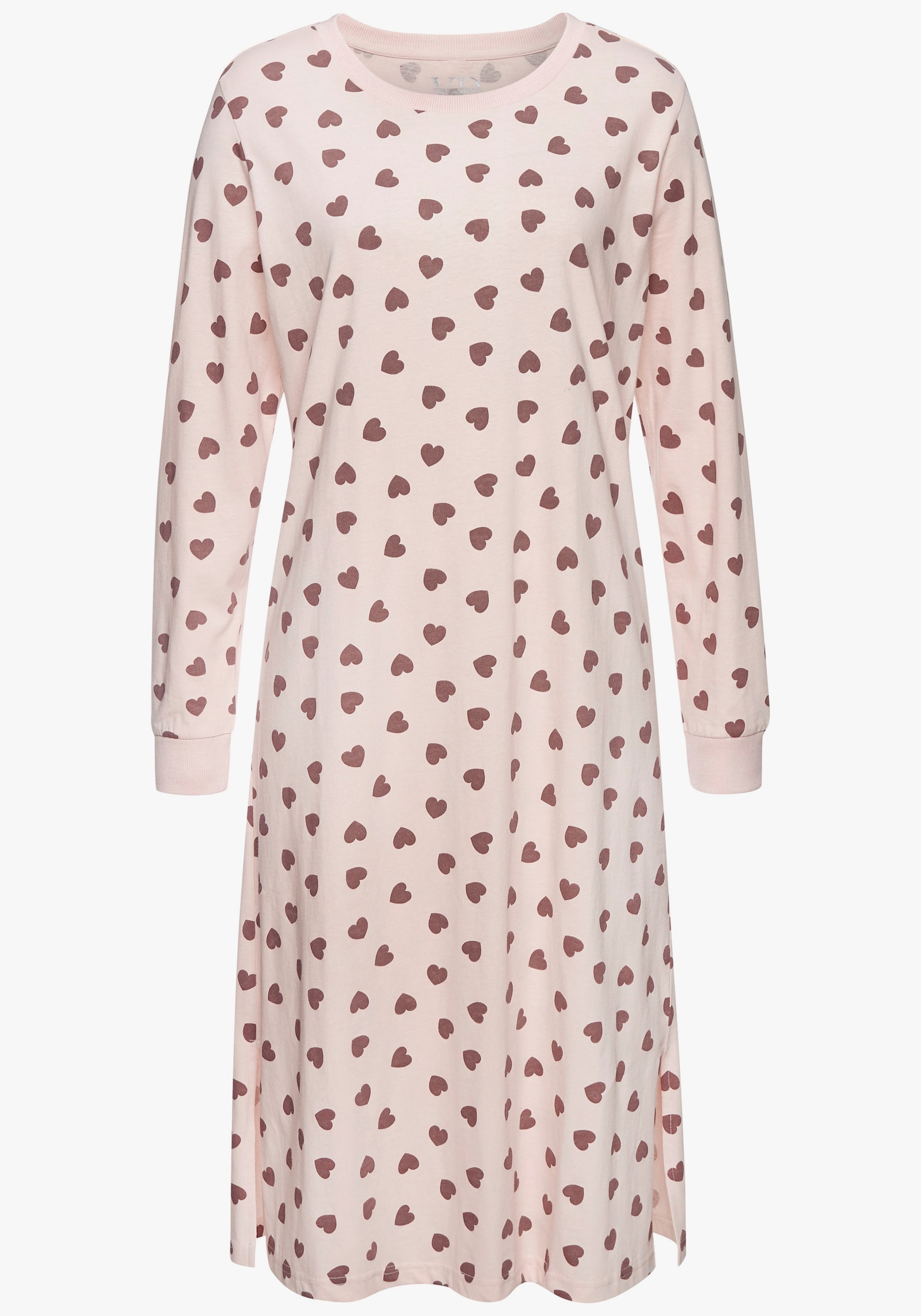 Vivance Dreams Nachthemd - rosa-gemustert