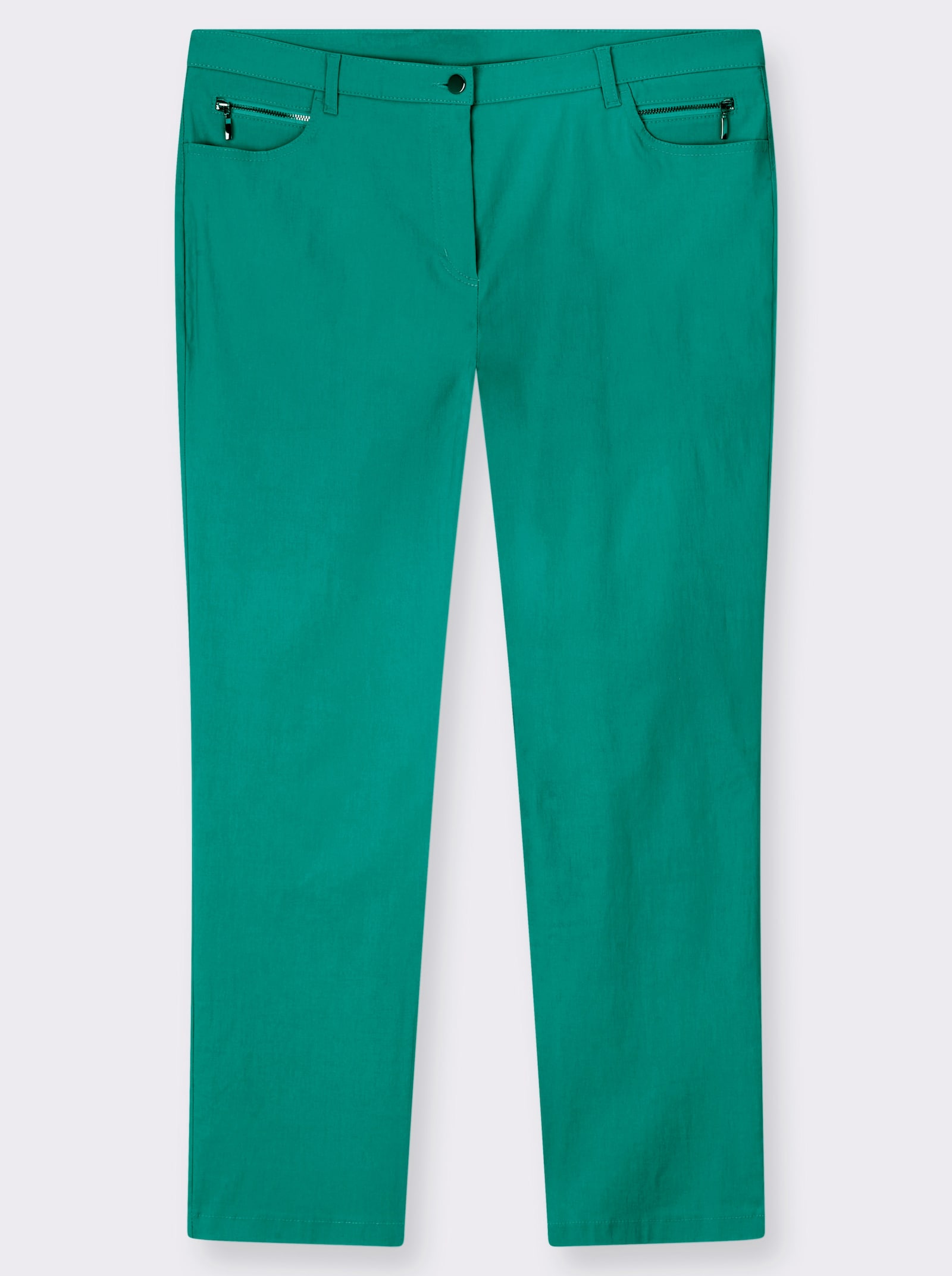 Stehmann Comfort line Stretch-Hose mit Zier-Taschen vorne - smaragdgrün