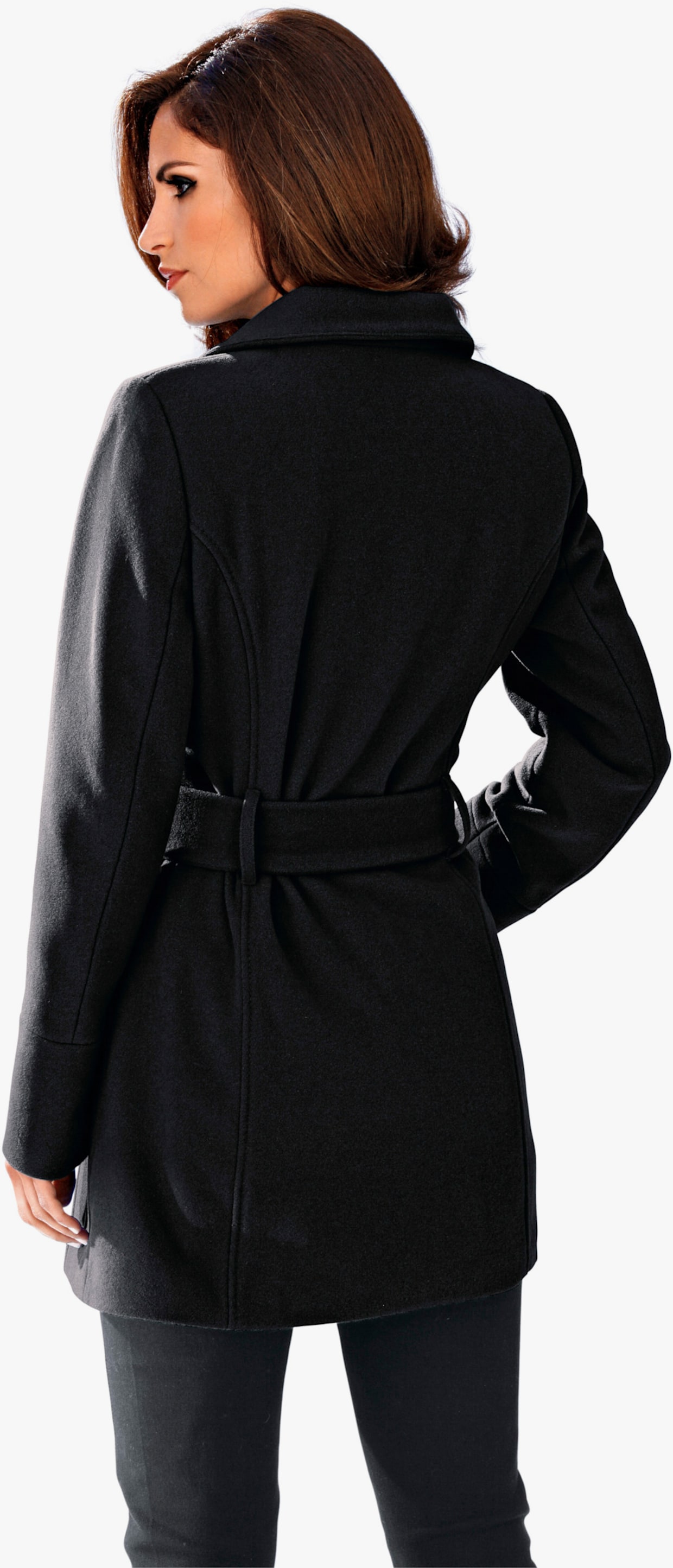 heine Veste en laine - noir