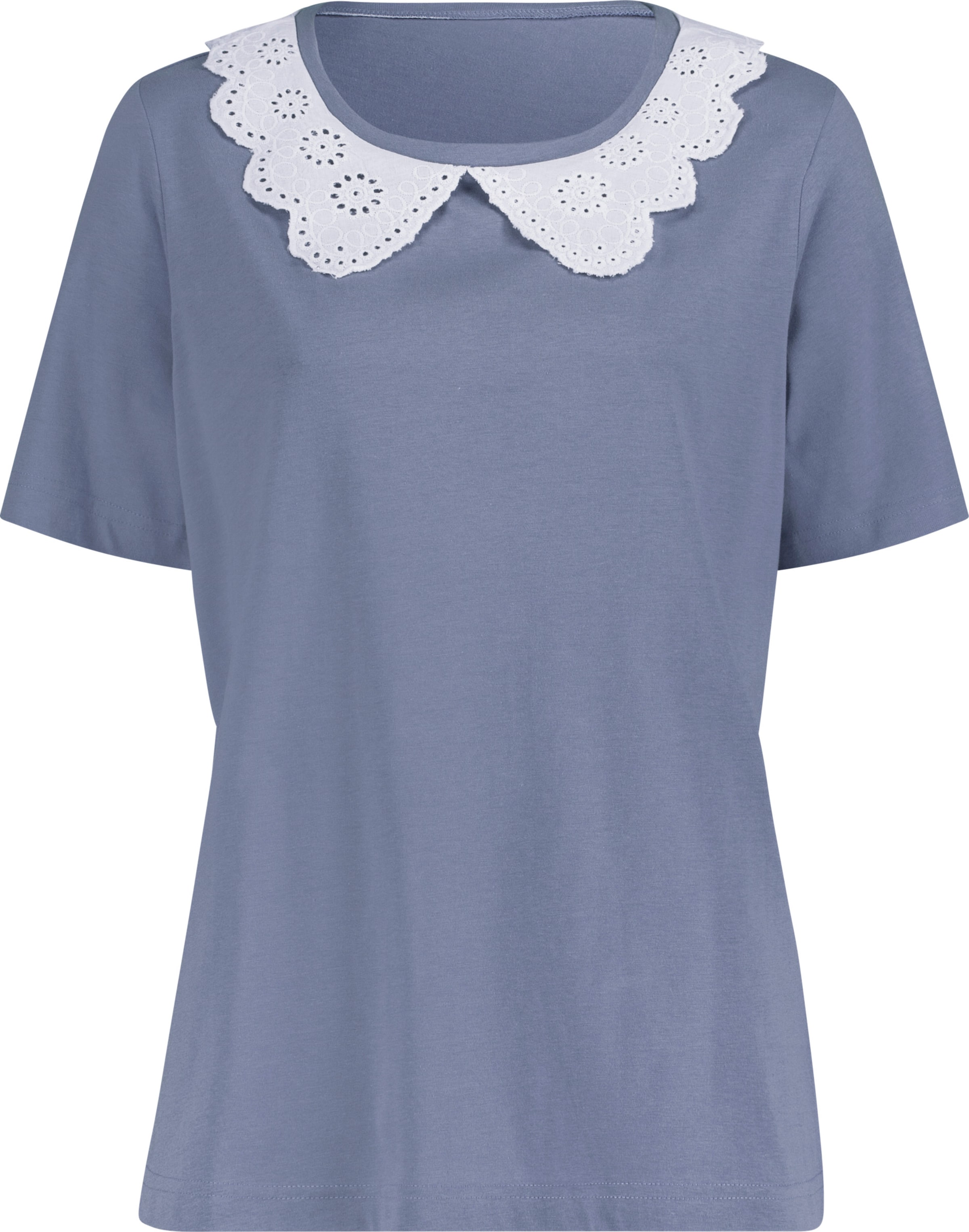 Your Look... for less! Dames Shirt met korte mouwen duivenblauw Maat