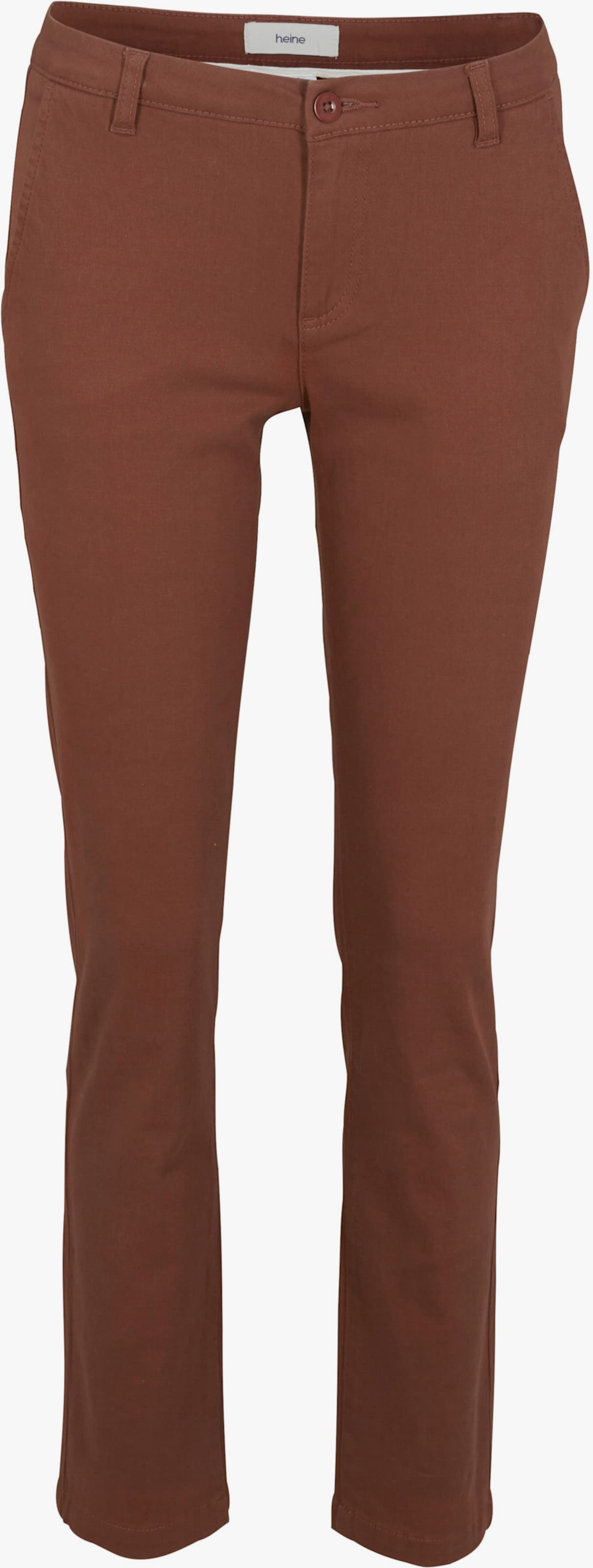 heine Röhrenhose mit Taschen vorne - cappuccino