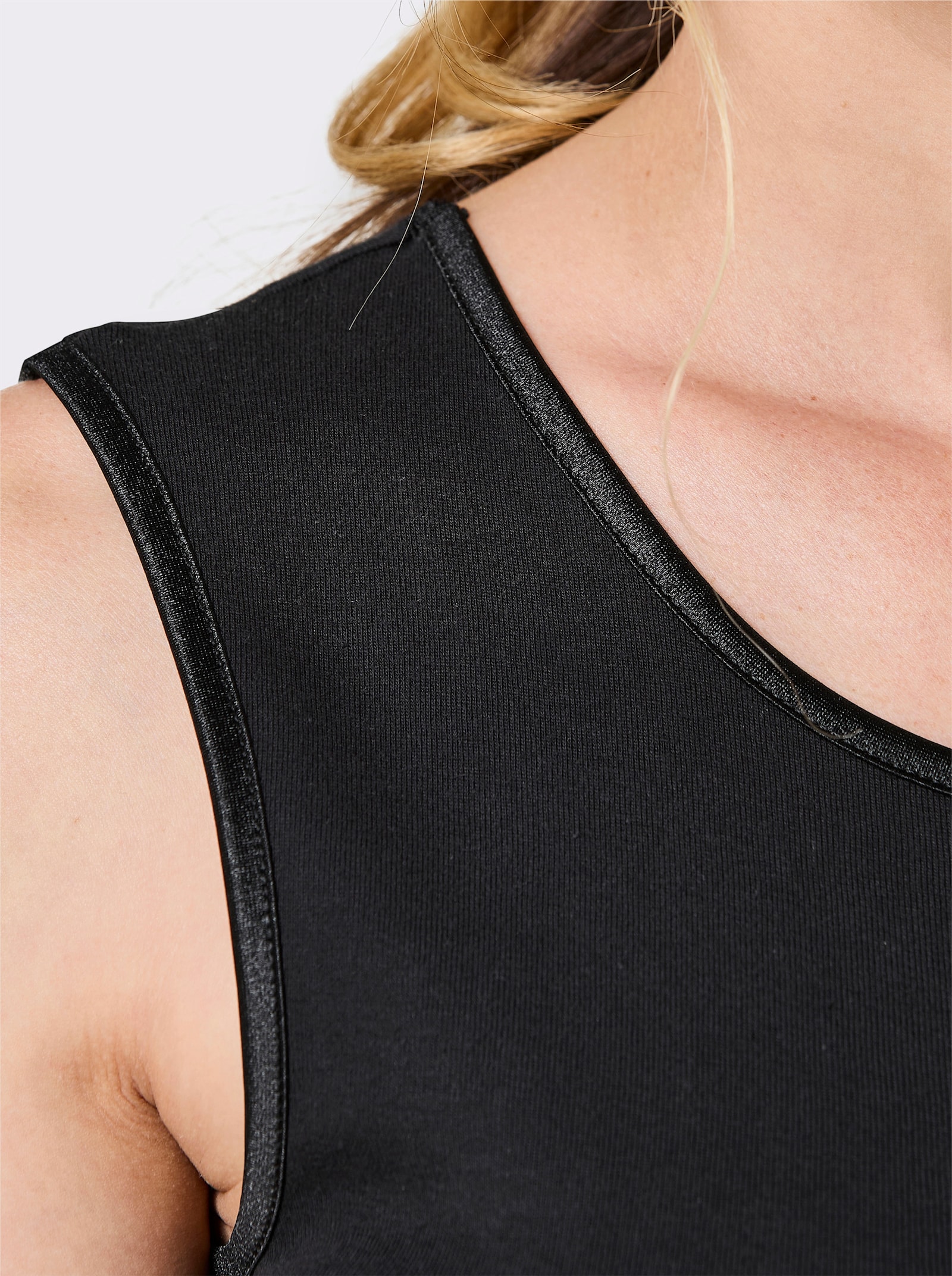 wäschepur Achseltop - schwarz