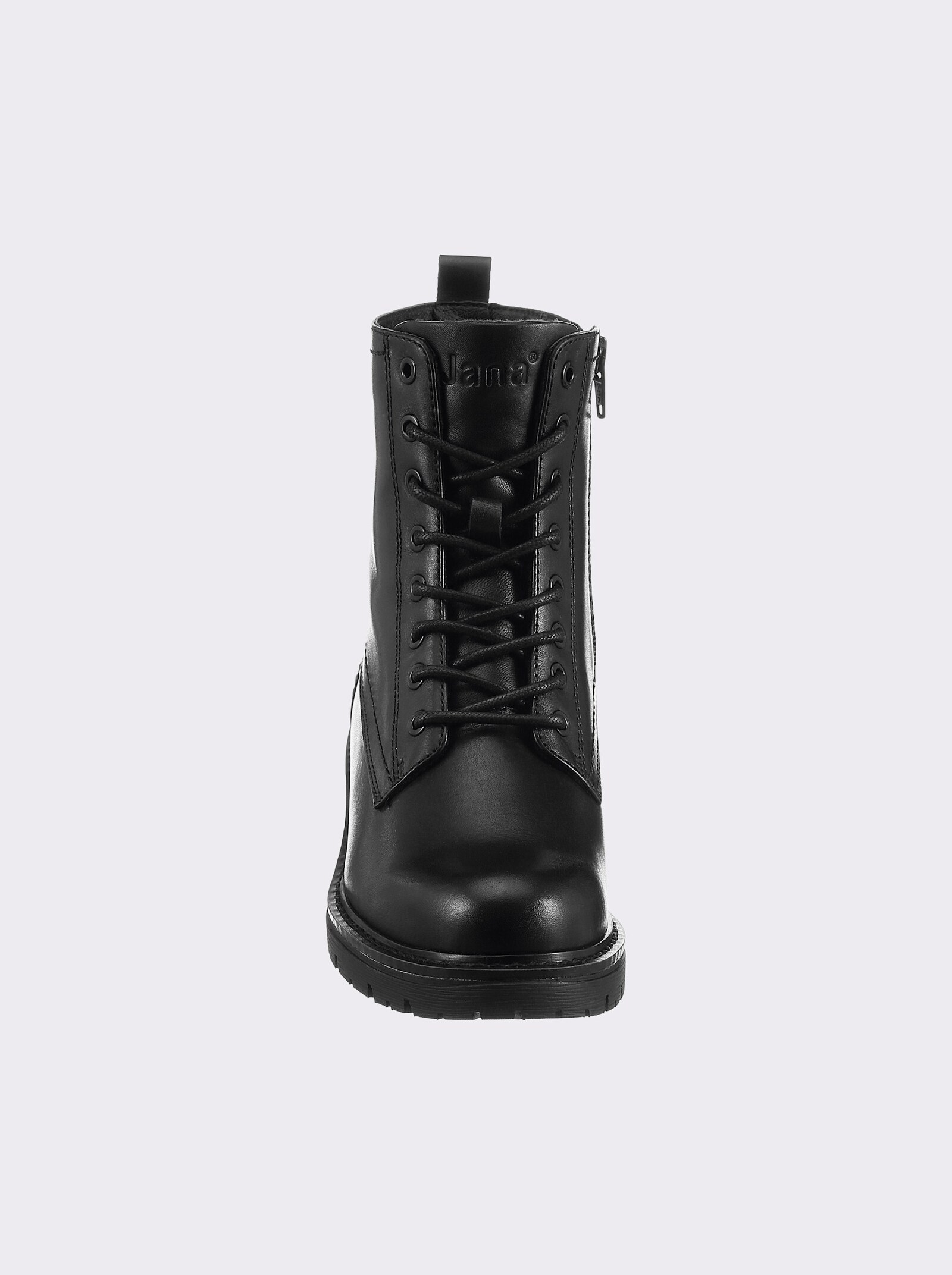 Jana Stiefelette aus Echtleder - schwarz
